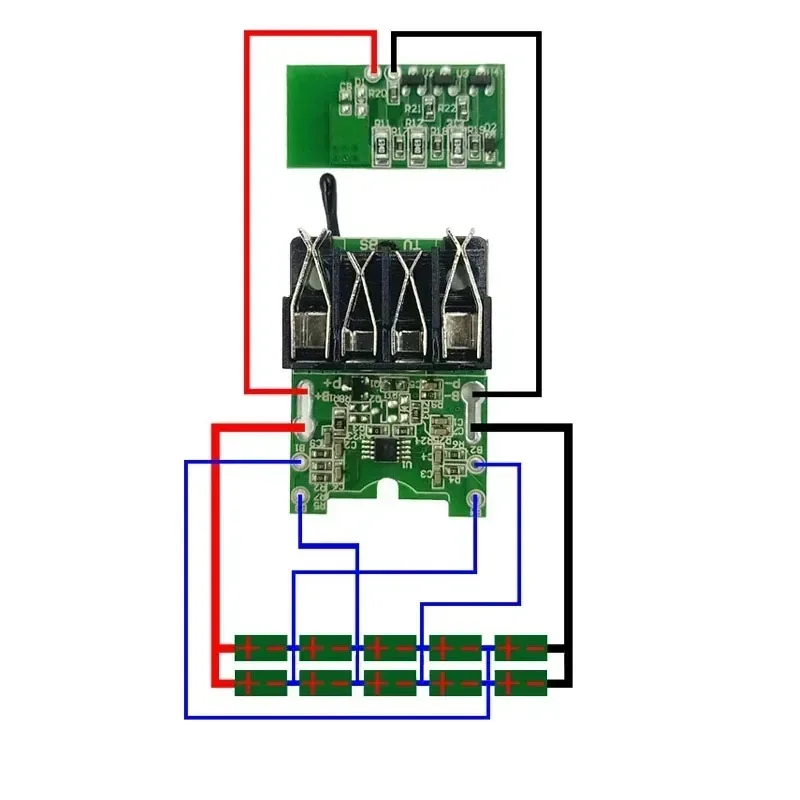Picture 5: For Worx 20V BMS Li-ion Battery Case PCB Charging Protection Circuit Board Voltage Detection