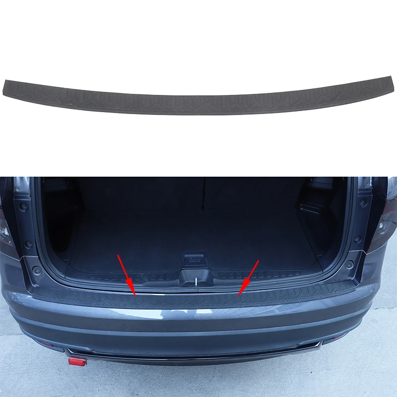 For Honda Pilot 2016-2022 car trunk external protection panel Car rear bumper protection accessories silicone 1-piece set