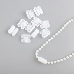 10pieces/lot Plastic Roller Blinds Pull Cord Connector Curtain Chain Connector For Vertical Blinds Joiners Spare Tool Replacemen