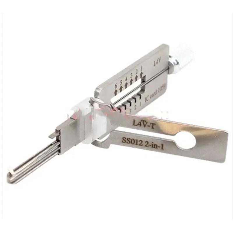 

Lishi Tools LISHISTYLE SS312 L4V-T SS012 2 in 1 2-In-1 4 Vans ock Civil ock Pick Set ocksmith Tools