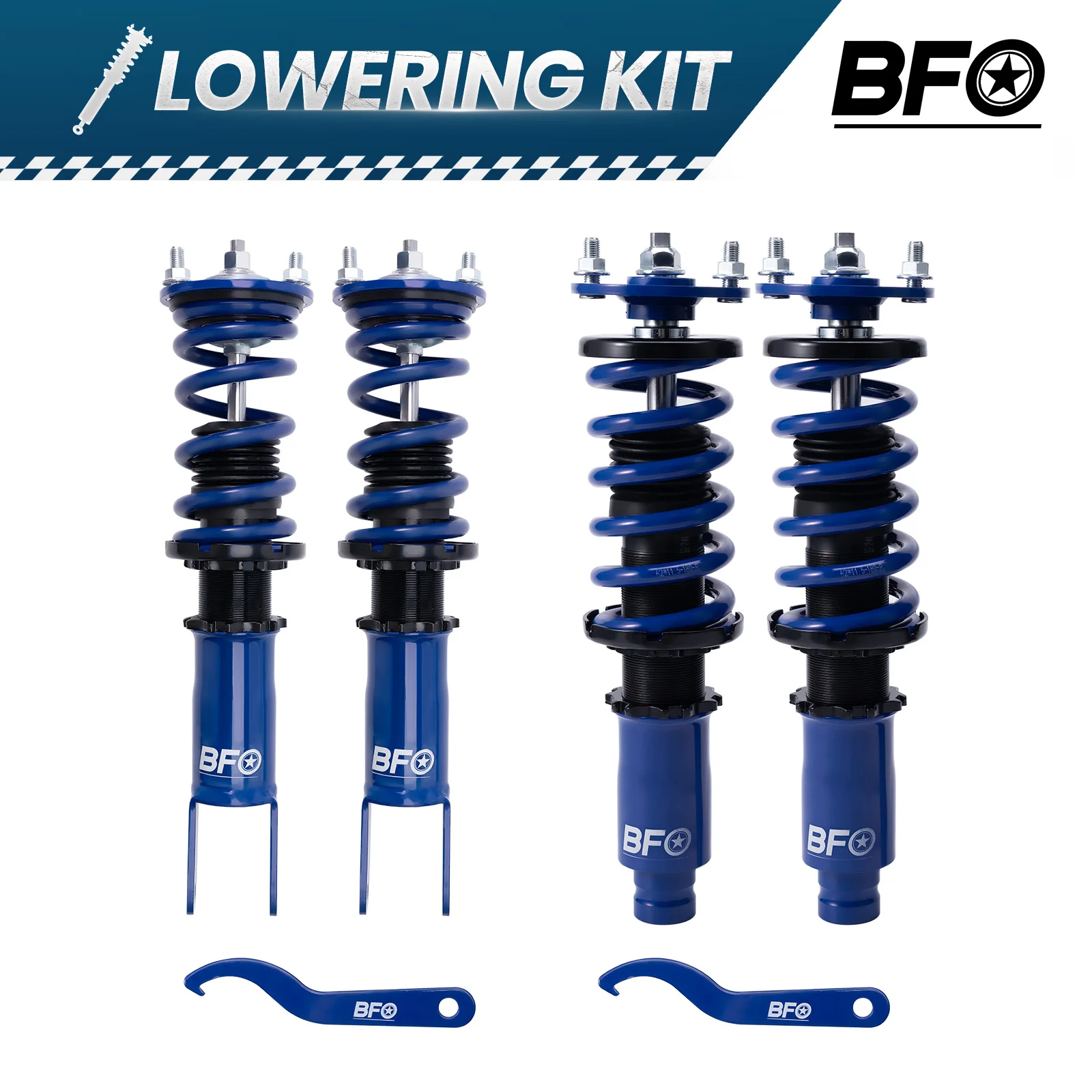 Coilovers Suspension Kit For Honda Civic Del Sol 92-00 Acura Integra 94-01 Shock Absorbers For Acura Integra 1994-2001 DC2 DC4