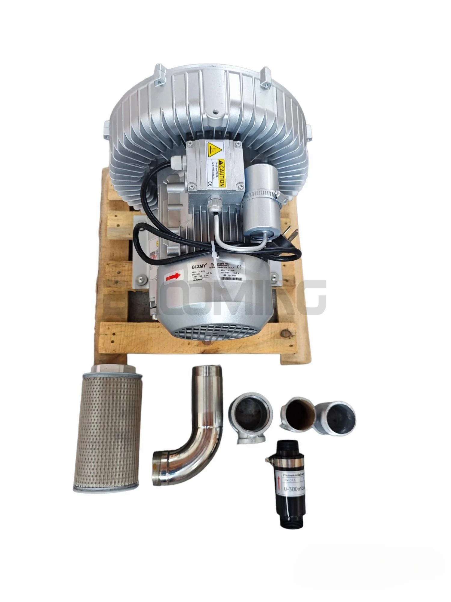 Free Shipping 2RB510-7AA21 CE 2HP 1.5KW 220V/240V 1AC Aquaculture Horticulture Air Ring Blower Dust Woodworking Vacuum Pump