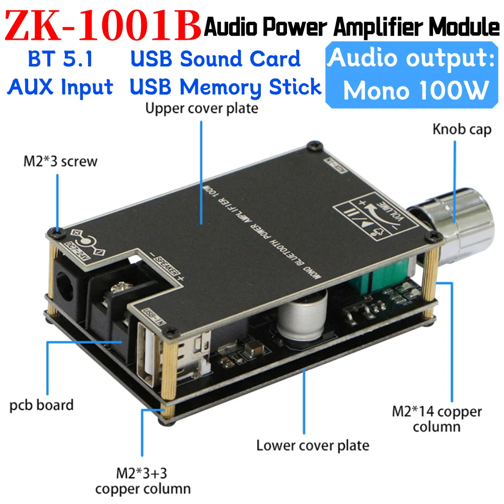ZK-1001B Mono 100W …