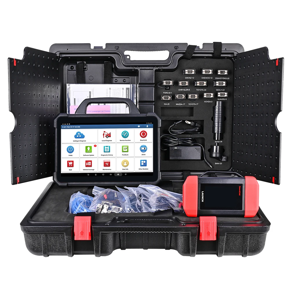 LAUNCH X431 PAD VII Elite PAD7 OBD2 Scanner J2534 Smartlink Car Diagnostic Tool All System Full Reset Service Online Programm