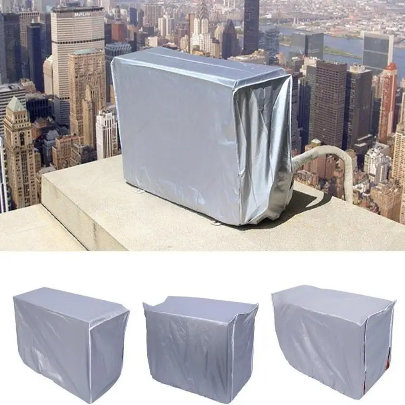 Outdoor AC Protective Cover Dust Snow Water Sun Resistant Air Conditioner Shield Household Outdoor Dustproof Storage Bag