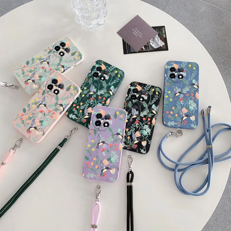 Coque de téléphone en Silicone, branche lumineuse 11R, pour Oneplus 8T 9 9Pro 9RT 9R 10 10T 10R 10Pro 11 11R Nord CE Nord 2