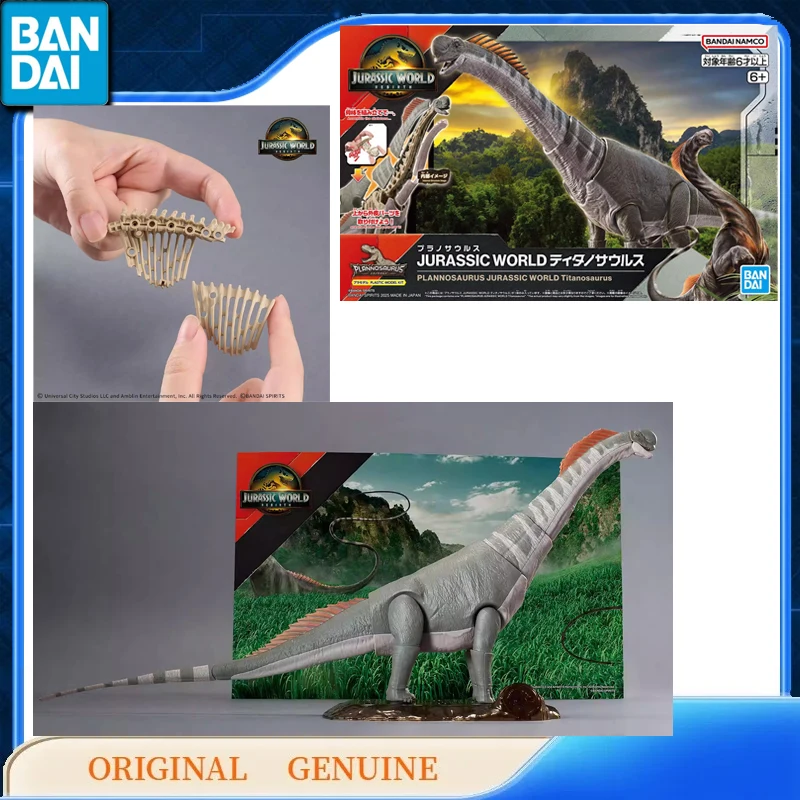

Bandai Original Genuine PLANNOSAURUS JURASSIC WORLD Titanosaurus Action Anime Figures Toys Kids Gift Assembly Model Ornaments