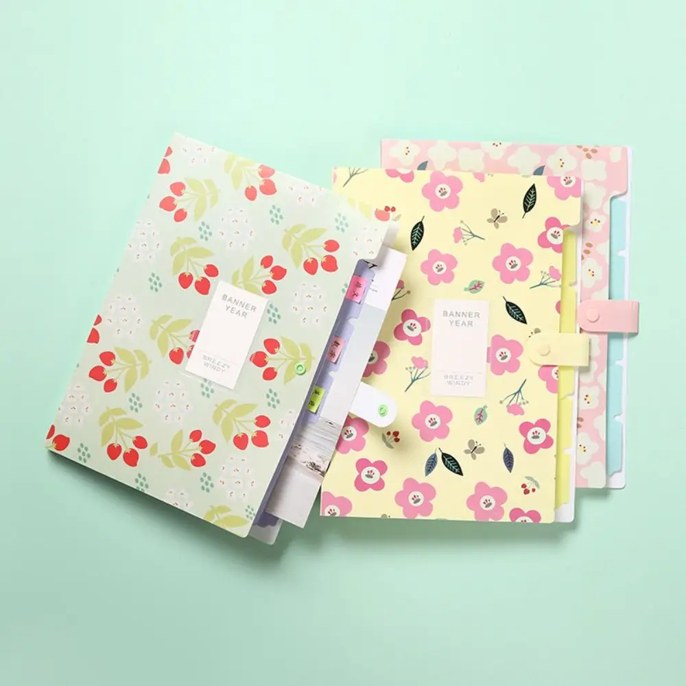 New Polypropylene File Folder Waterproof Multi-layer Document Organizer A4 Organ Bag