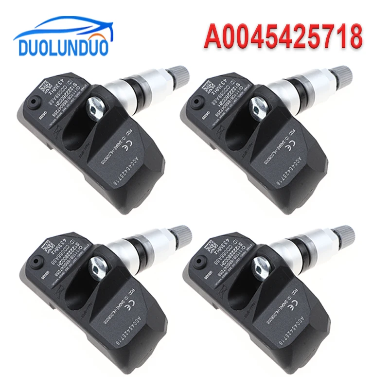 Nowy czujnik ciśnienia w oponach 4 szt. 433 MHz A0045425718004542981800254080170025406717 Dla Mercedes Benz A00454257180045425718