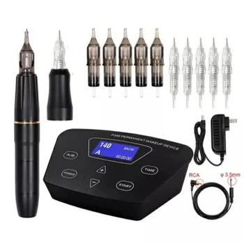 BMX P300ถาวรเครื่องสำอางแต่งหน้าสองหัว Eyebrow Tattoo โรตารี่ปากกาตลับหมึก Dermografo Micropigment อุปกรณ์