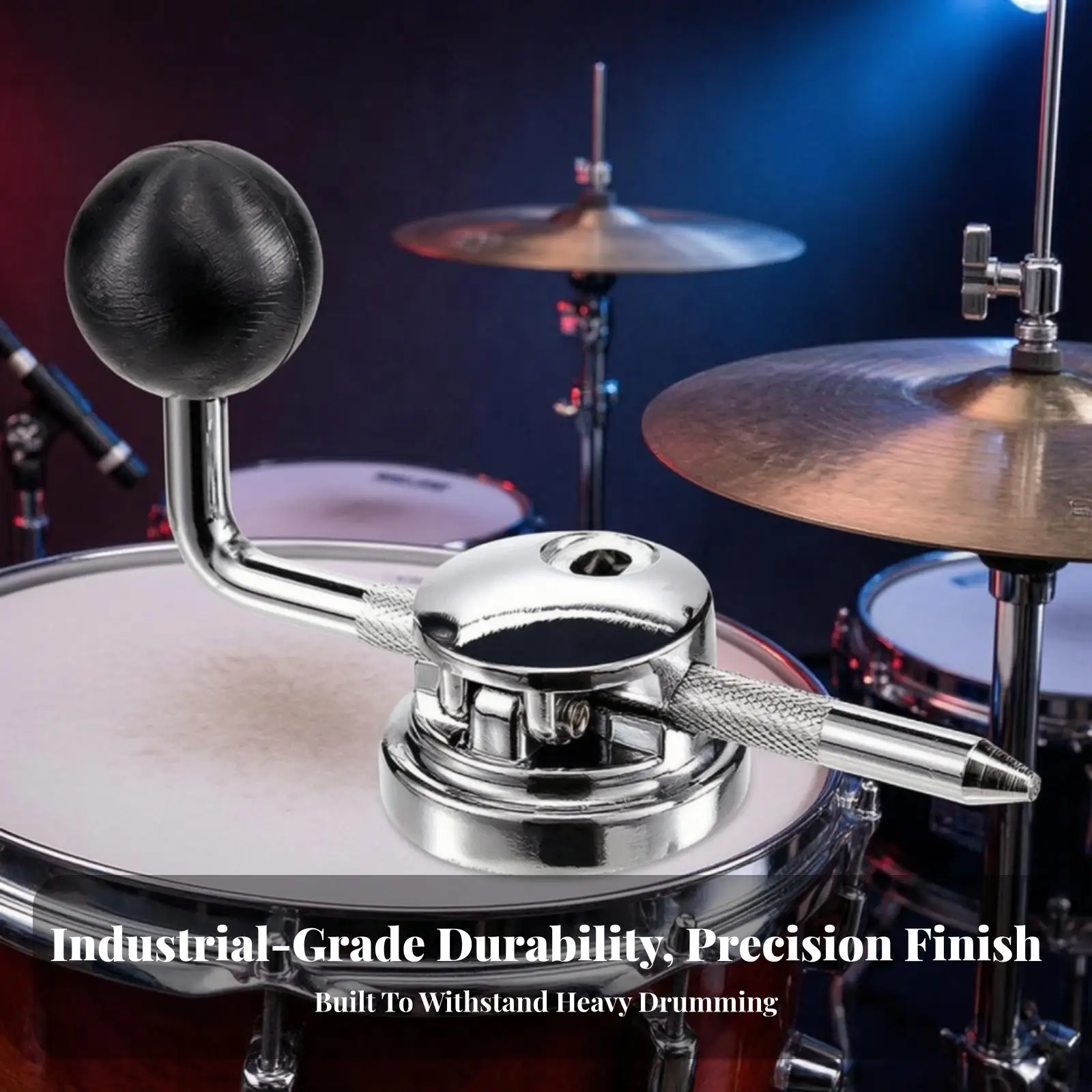All-Purpose-Rod with Ball Joint | Knurled Slip-Resistant Shaft, Sturdy Metal Construction, L Rod Ball Arm, for Stage