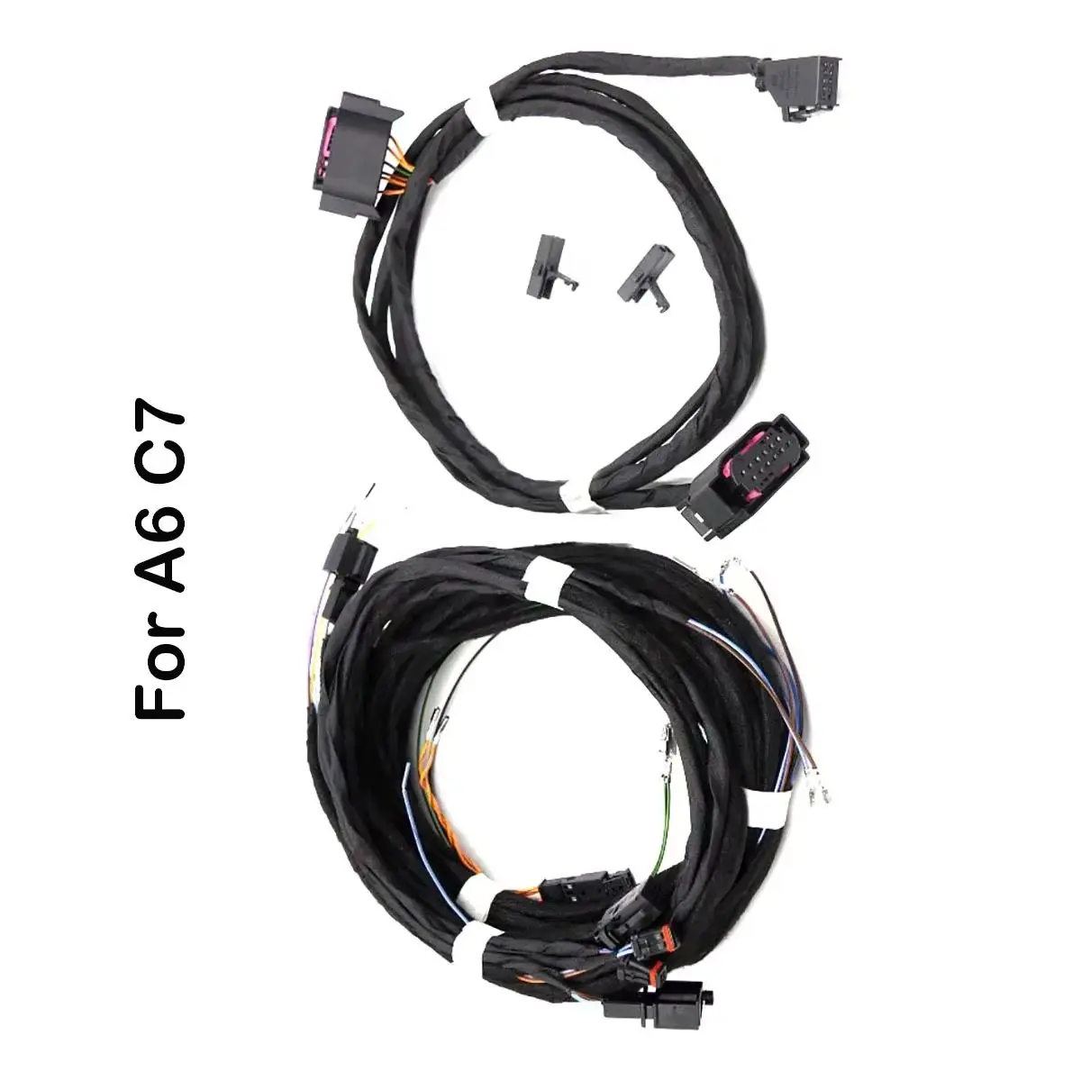 Lane Change Harness - For AUDI A6 C7 Facelift Blind Spot Side Assist Lane Wire Cable