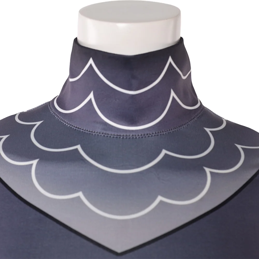 تلفزيون الجحيم نزل 2 فاجي تأثيري ملائكة الموت الأسود زي الجناح الملابس مجموعة هالوين تمويه تجهيزات الملابس كرنفال النساء