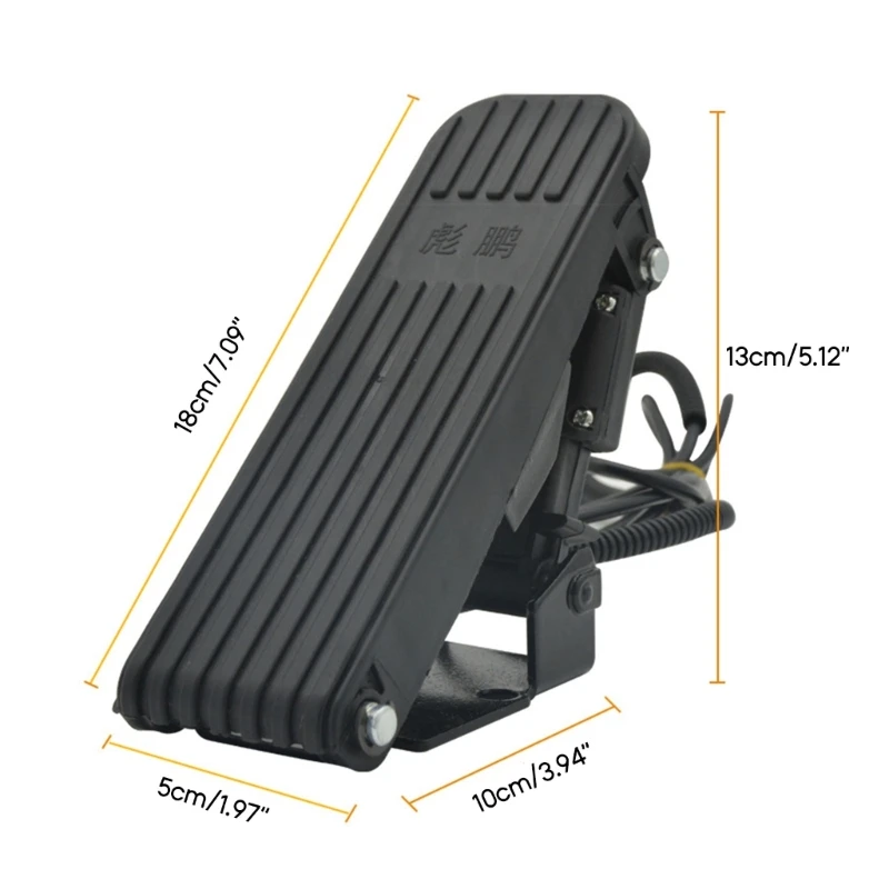 Pedal de plástico para motocicletas, acelerador de pie para ATV, Control de velocidad del acelerador, Universal, usado para ATV