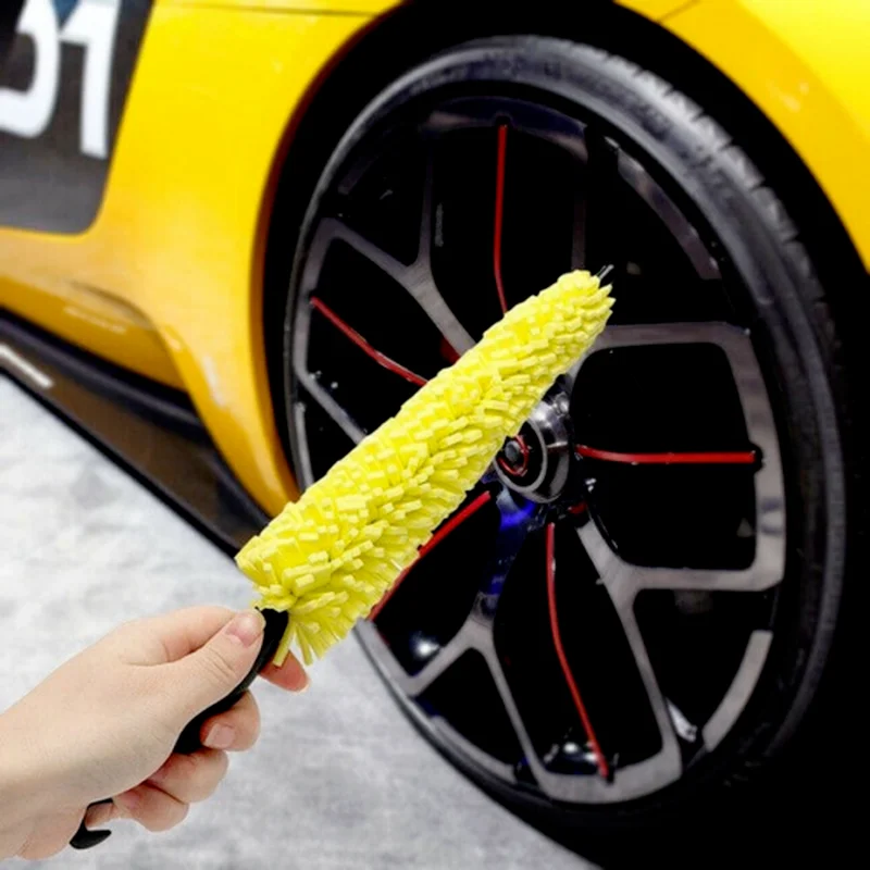 

Wheel Washing Brush Sponge for Car Motorcycle Wheels Alloy Rims Flexible Handle