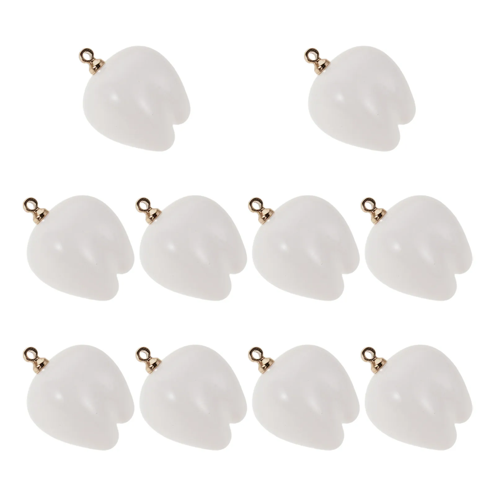 

10Pcs White Milk Tooth Resin Pendants Realistic Baby Teeth Charm for DIY Jewelry Making Choker Necklace Bracelet Earring Dentist
