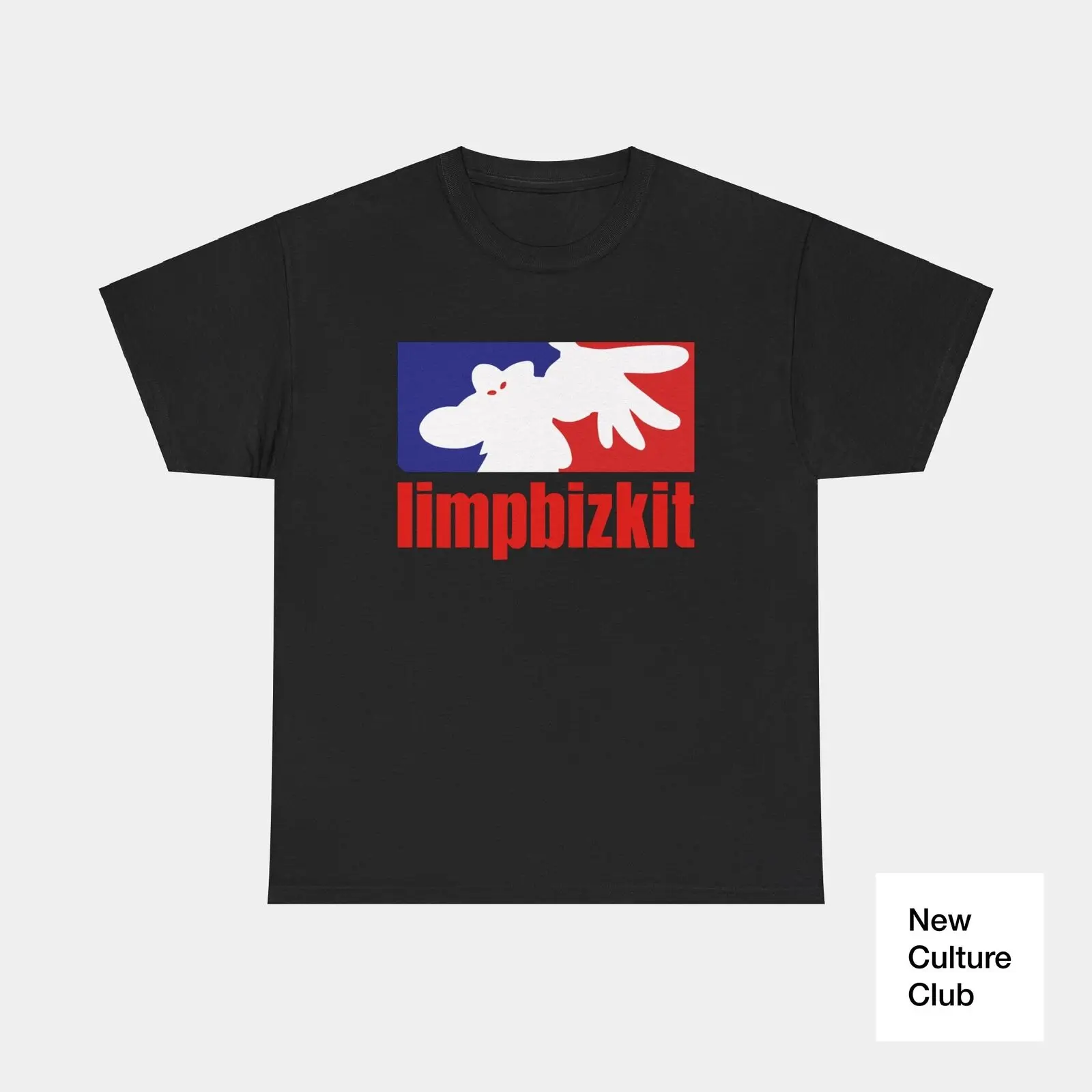 Limp Bizkit 2 Nu Metal Rap Rock T Shirt Black White Navy Nostalgia Cotton Tee