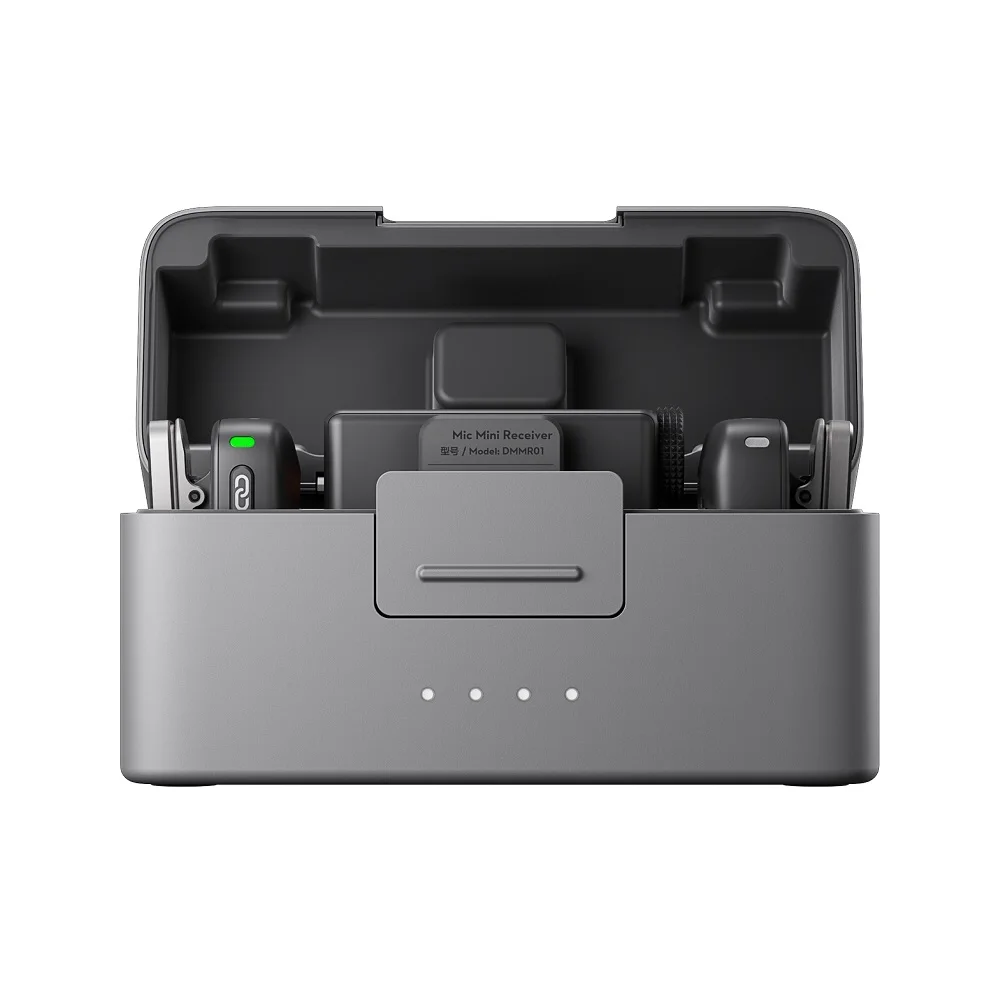 

Customized Universal Mic Mini (2 TX + 1 RX + Charging Case) Wireless Microphone with Intelligent Noise Cancelling High-Quali