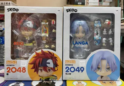 Original a estrenar ‌ GSC # 2049 SK8 the Infinity Reki (Chinen Reki) Figura de anime Monopatín azul Chibi Figura coleccionable
