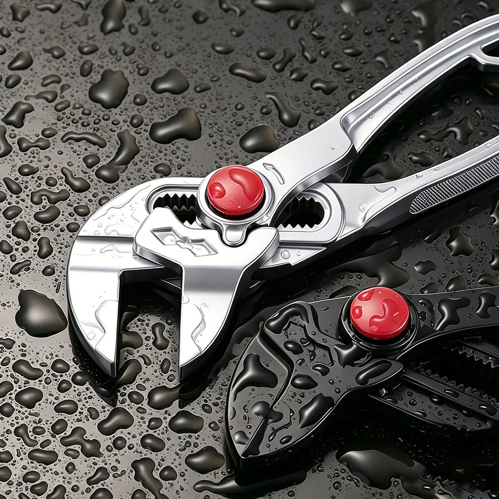 4 Inch Adjustable Water Pump Pliers Mini Multifunctional Plumbing Pipe Wrench Industrial Grade High Hardness Hand Tool view 6
