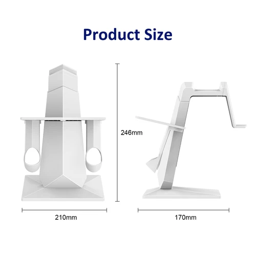 Imagen 2 del producto Soporte de exhibición VR, controlador Holdeand para Meta Quest 3/Meta Quest Pro/Oculus Quest 2/Oculus Quest, soporte de exhibición recargable