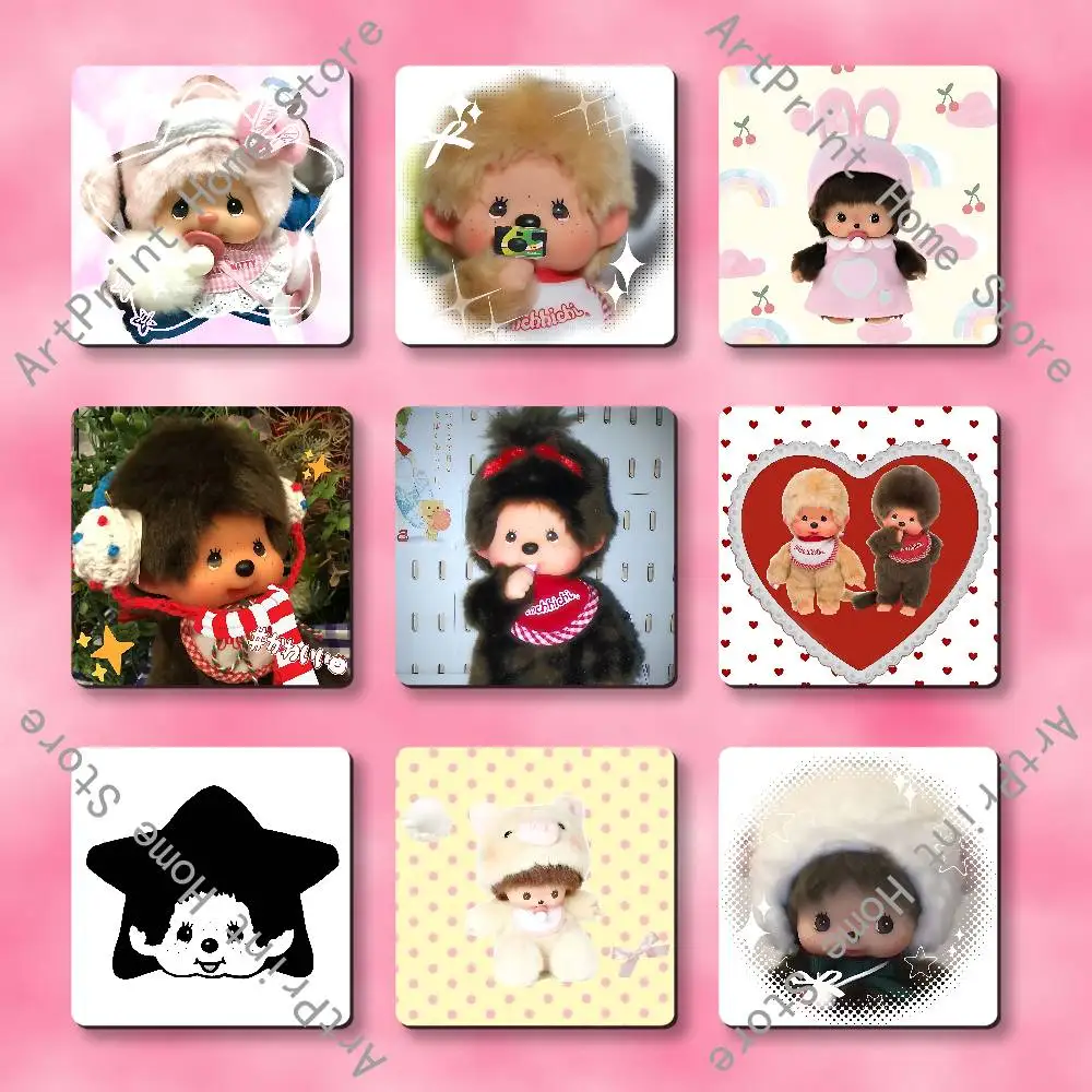 

Cute-M-monchhichis-s Soft Magnetic Refrigerator Magnets Personality Decorations Creative Gifts