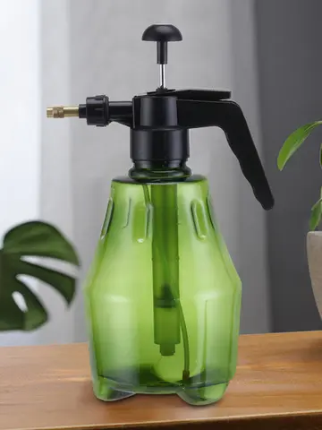 1pc Premium Plastic Pressure Spray Bottle - Powerful Air Pressure Technology, Adjustable Nozzle, High-Pressure Mist Sprayer for