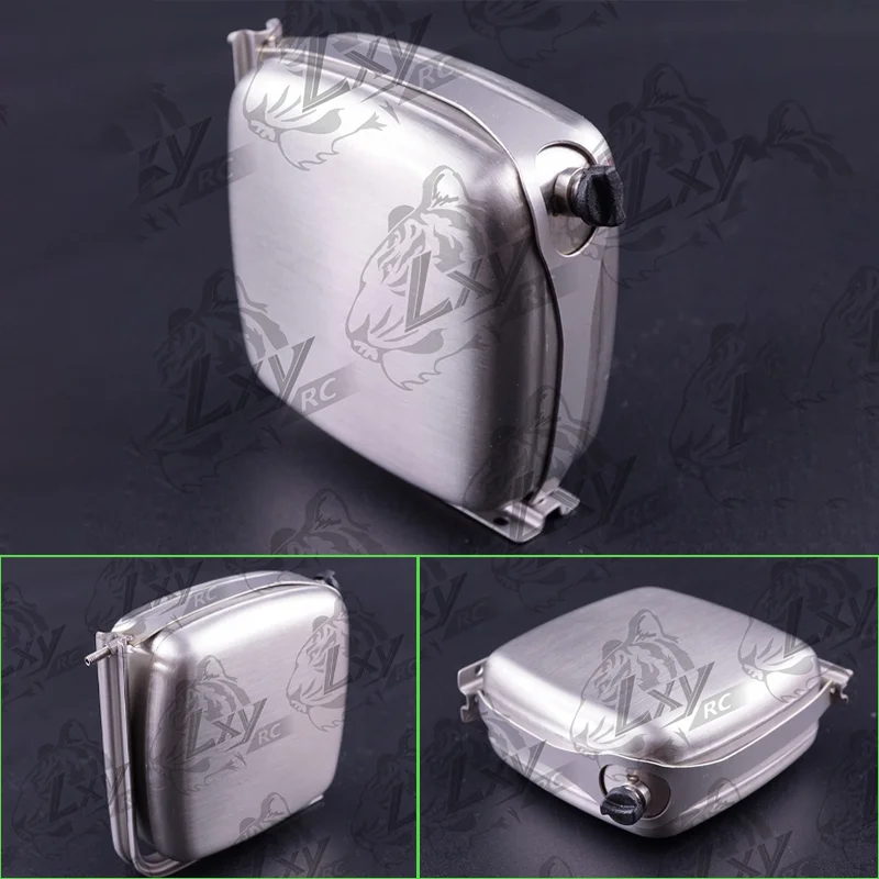 Scala 1:14 1 pz Simulazione di Metallo Serbatoio di Urea in Metallo per Tamiya RC Camion SCANIA 770S R620 VOLVO BENZ Arocs MAN TGX Accessori Auto