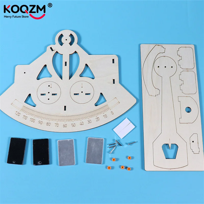 Kit de fabrication de jouets éducatifs nautiques DIY, jouet d'assemblage en bois avec autocollants et équipement, jouet éducatif