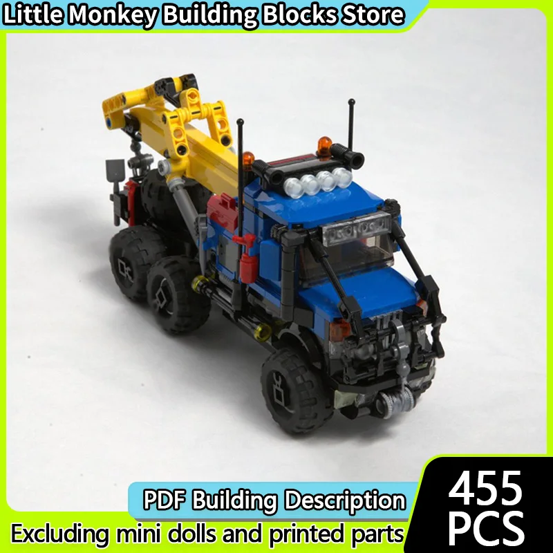 

Urban Rescue Vehicles Model MOC Building Bricks Obstacle-Clearing Rescue Crane Modular Technology Children Holiday Gifts Toys