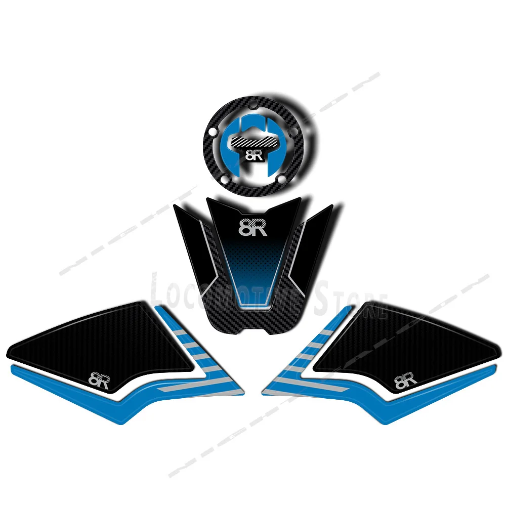 Voor Gsx 8r GSX-8R 2024- Tank Pad Motorfiets Accessoires 3d Epoxyhars Sticker Bescherming Stickers Kit