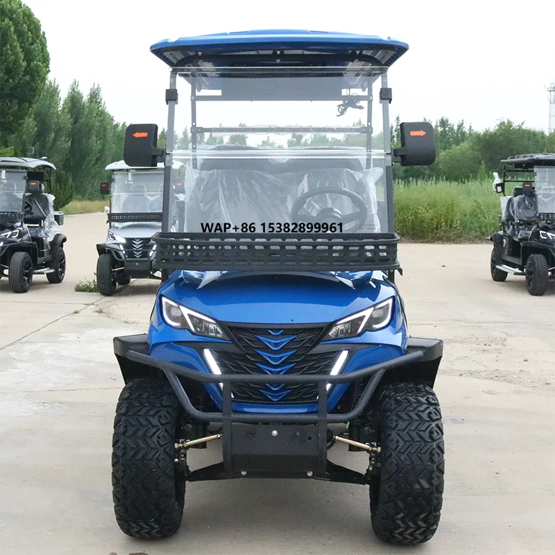 

Luxury Electric 4 Seats Golf Carts with Bluetooth Audio for Hotel
