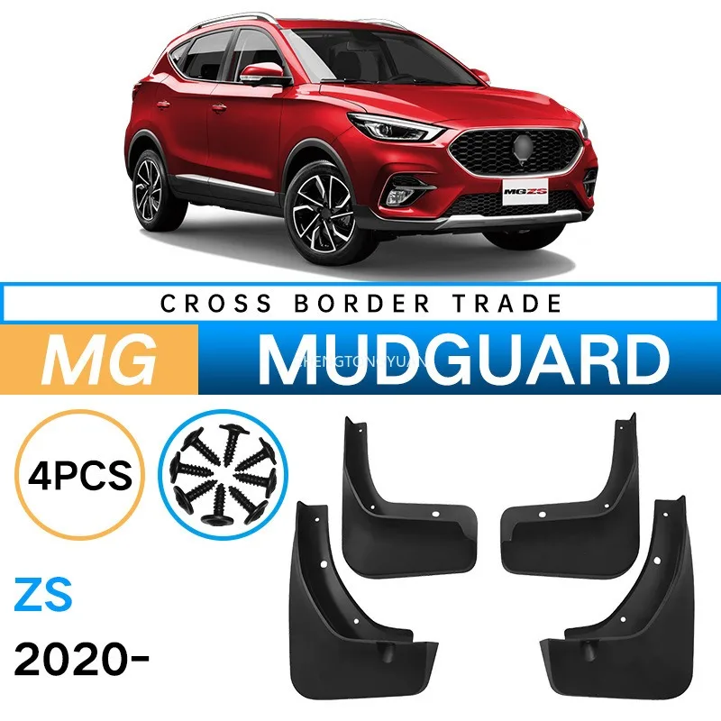 

4pcs For MG ZS EV ZX PLUS ZST VS ZS11 2020 2021 2022 2023 Mud Flaps Splash Guard Mudguards Front Rear Molded Fender Car Styling