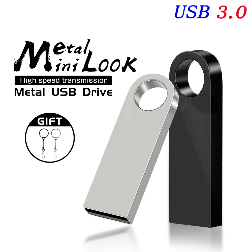 

JASTER USB3.0 High Speed Memory Stick 128GB Metal USB 3.0 Flash Drive 64GB Business Pen Drive 32GB Free Key Chain USB Stick 16GB