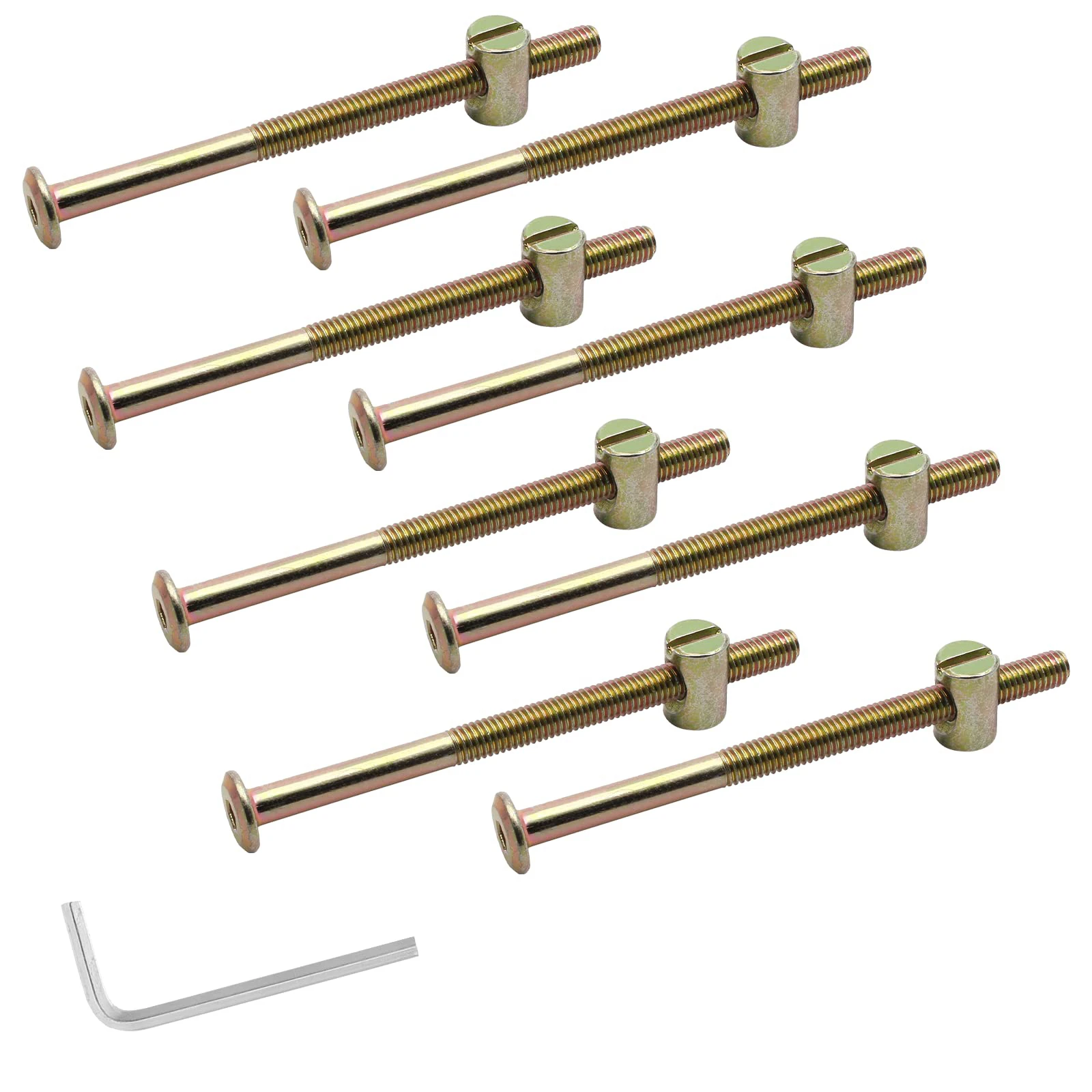Furniture Hardware Barrel Nut - 8 세트 M6 가구용 아기 침대