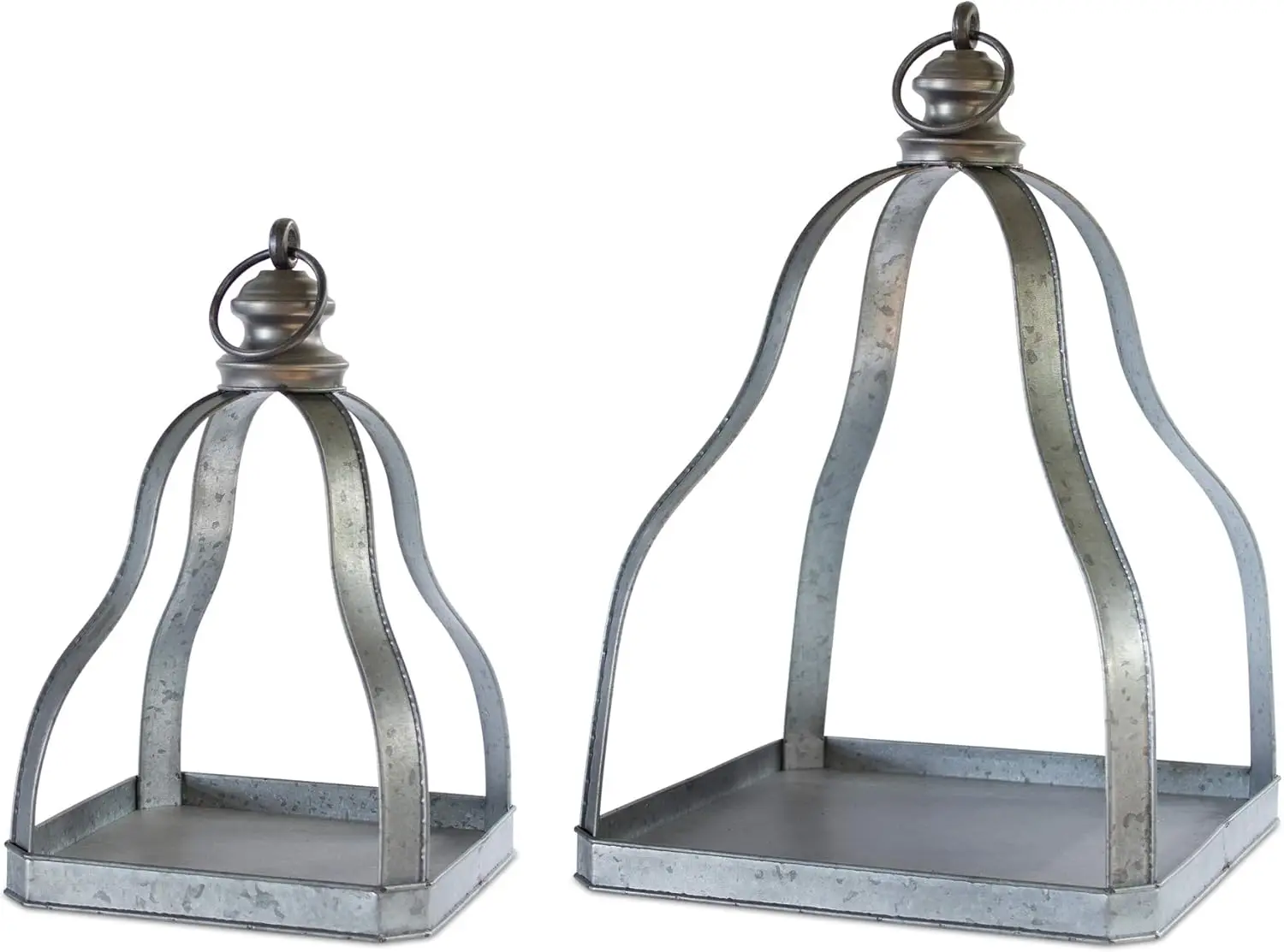 Lantern Metal Set of 2, 15.5 x 20 Inches