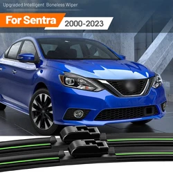 2pcs For Nissan Sentra B15 B16 B17 B18 2000-2023 Front Windshield Wiper Blades 2013 2014 2017 2018 Windscreen Window Accessories