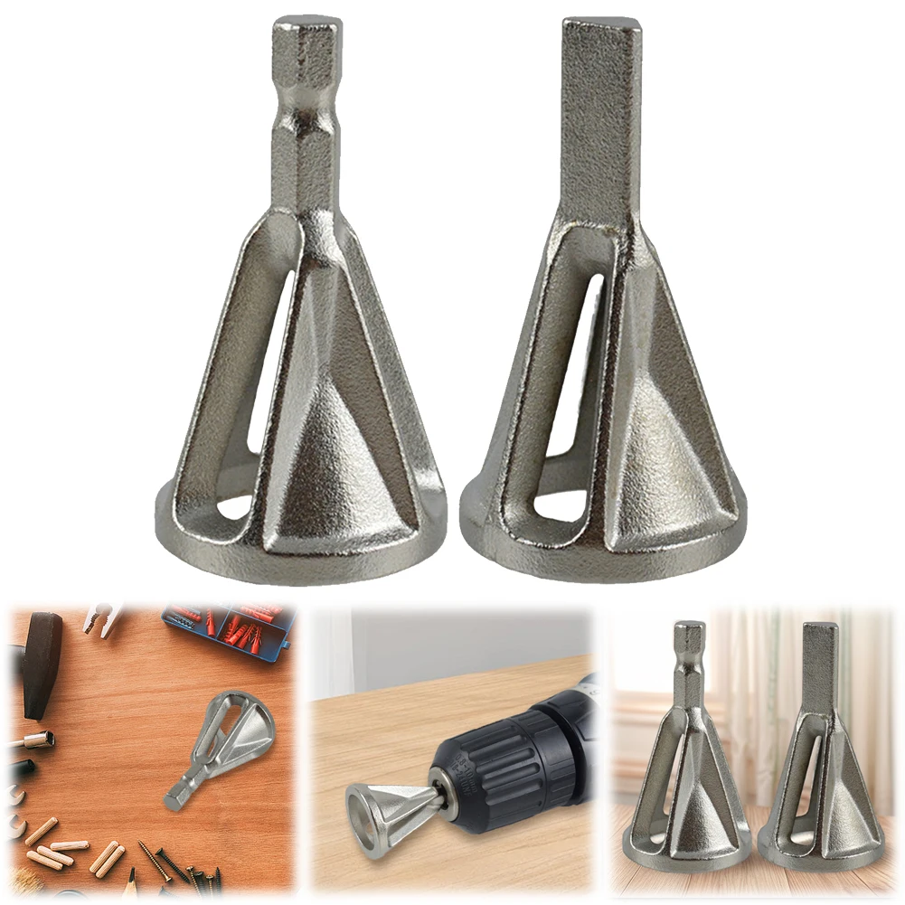 6-20mm Deburring External Chamfer Tool Triangular/Hexagonal Handle Metal Deburr Drills Burr Removal Bit Car Repair Garage Tools