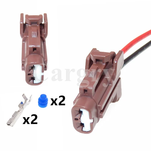 1 Juego de 2P 7183-7870-80 7158-4890 enchufe de cableado de zumbador de automóvil para conector impermeable de coche Nissan