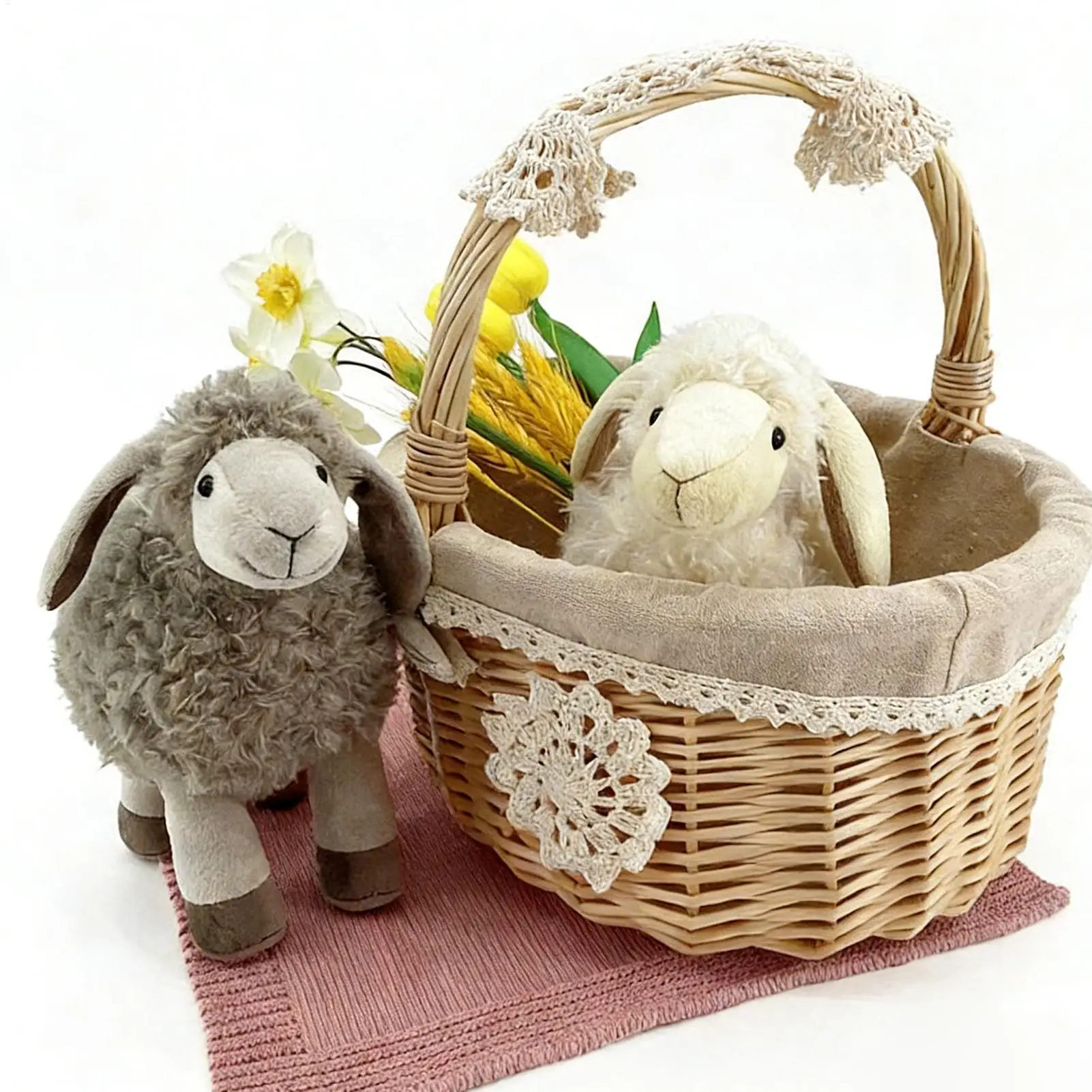 Plush Toys Portable Collectible Huggable Companion Small Stuffed Toys For Kids Girl Birthday Christmas Valentines Easter Indoor