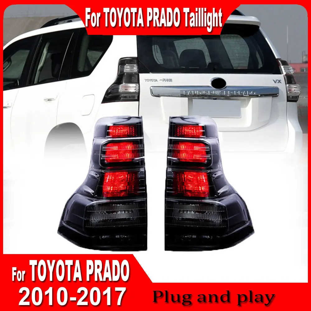 For Toyota Land Cruiser Prado LC150 FJ150 2010-2015 2016 2017 Car Rear Tail Light Assembly Brake Warning Signal Lamp Taillamp