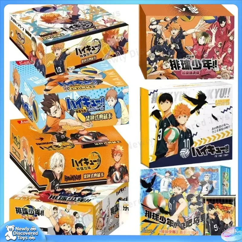 Haikyuu Trading Cards Set Anime Character Collection - Hinata Shoyo Kageyama Tobio Tsukishima Hotaru - Fan Gifts And Toys