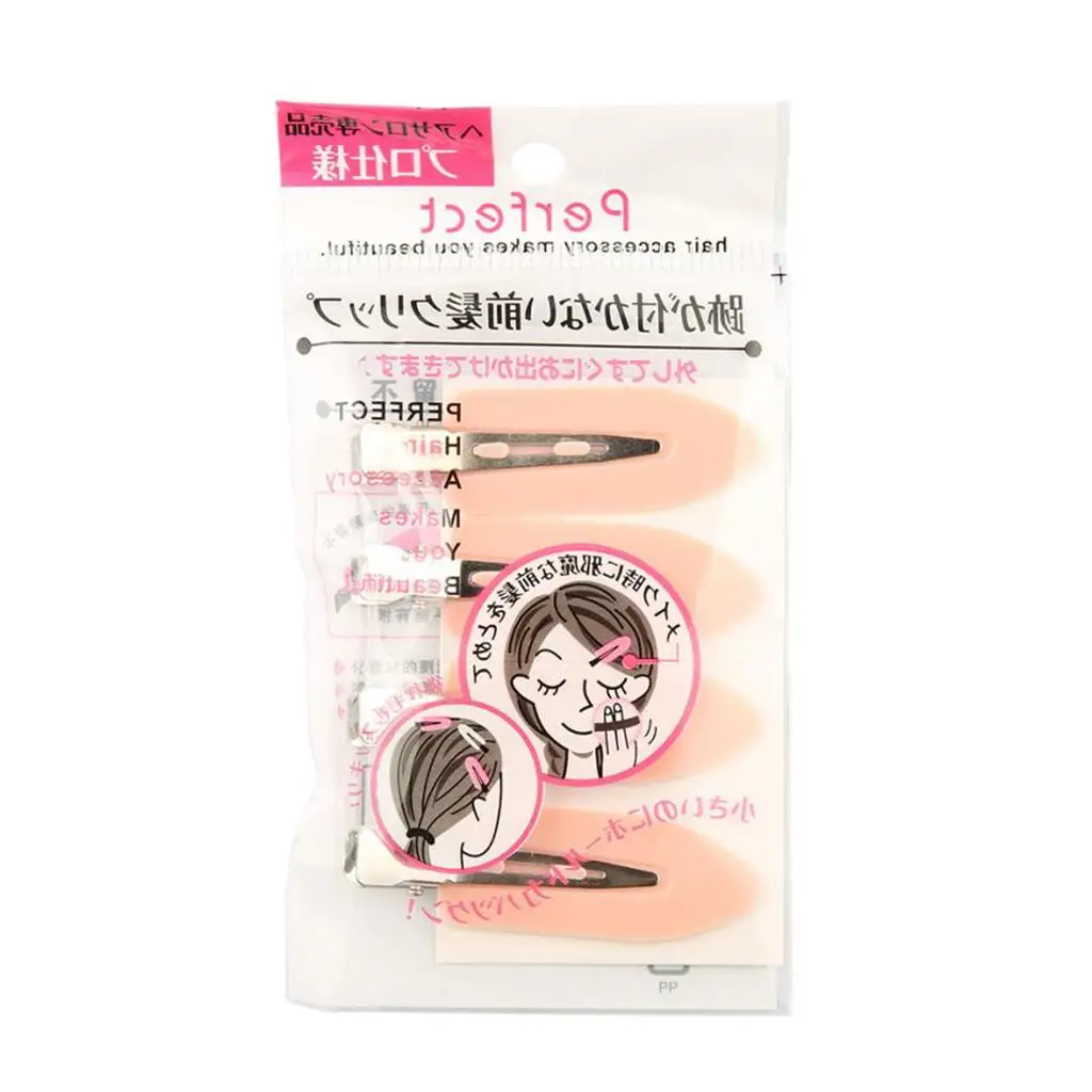 Hair Sectioning Clips No Bend Seamless Traceless Pin Clamp for Makeup Hairstyle Accessories All Day Wear