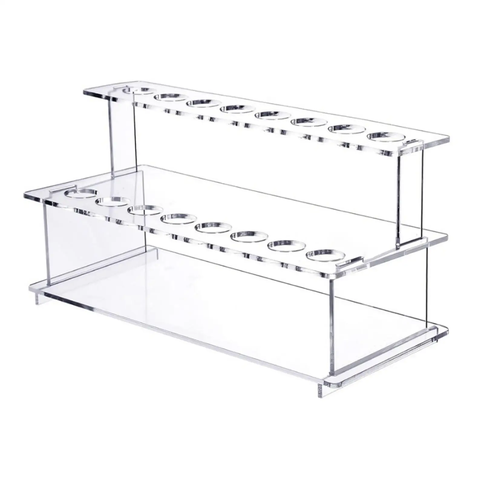 Wine Bottle Stopper Display Rack Organizer Clear Decorative Display Stairs for Club Kitchen Hotel Countertop Restaurant