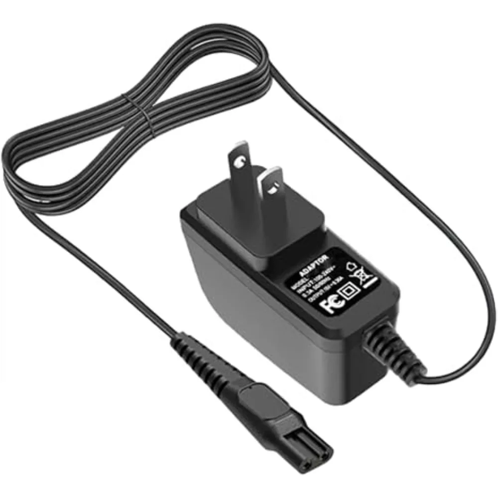 Stable Output 15V 5.4W EU 2-Prong AC Charger Adapter for Philips Norelco, Fit HQ8 HQ8505 HQ8500 HQ6070 HQ6073 HQ6076