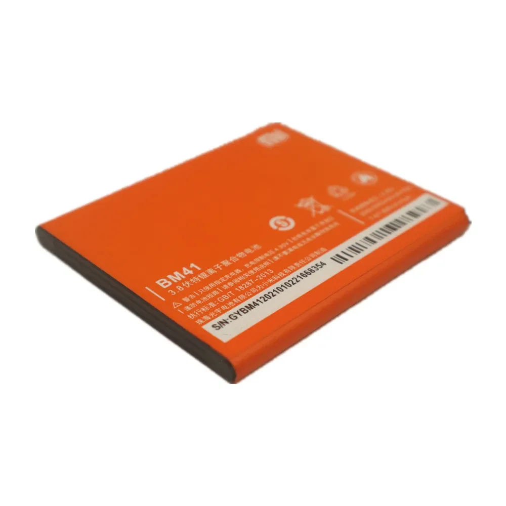 Batterie BM41 100% d'origine pour téléphone Xiaomi Redmi 1S, remplacement 24.com BatBR 2050MHz, PTFE rapide ver, nouveau