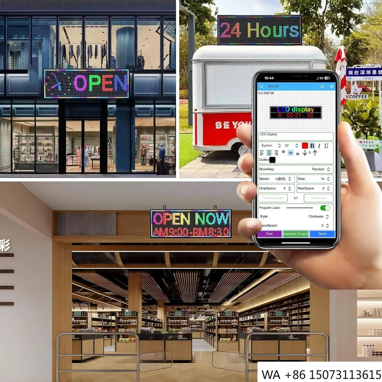 P10 LED-reclamescherm voor buiten - op maat programmeerbare scrollbanner met SDK-functie