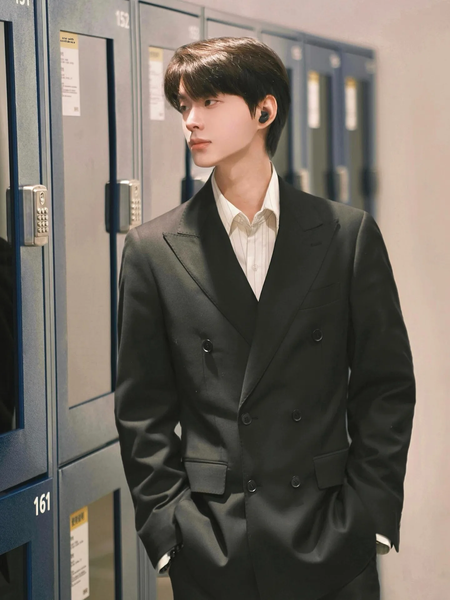 

Japanese Style Student Uniform Suit Jacket Boys Double Breasted School Class Uniform Top Youthful Vitality Style Polyester
