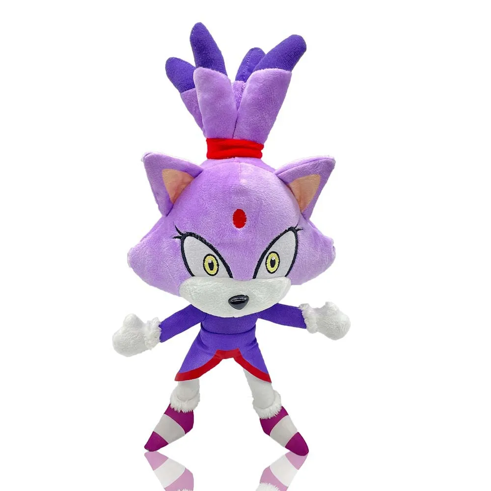 Juguete de peluche sónico Amy Knuckles Tail muñeco de peluche lindo y suave muñeco de peluche de erizo para niños regalos de cumpleaños