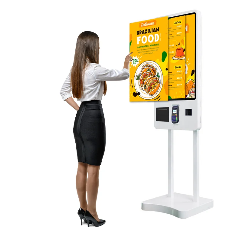Wall-mounted Self-service Ordering Kiosk Self-service Payment Kiosk Self-service Inquiry Machines Are Used In Restaurant Kiosk